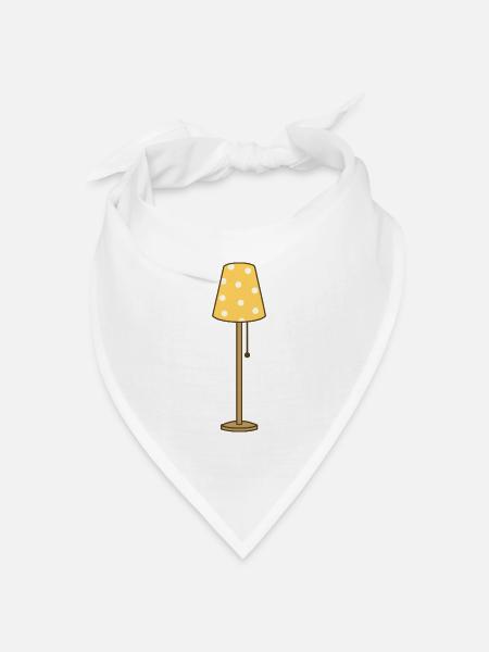 Lampe - Bandana Dreieckstuch - Weiß