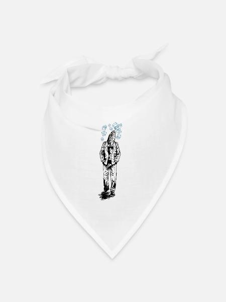 FISHMAN - Bandana Dreieckstuch - Weiß