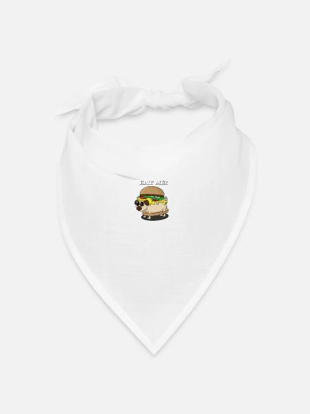 Burgir - Bandana Dreieckstuch - Weiß