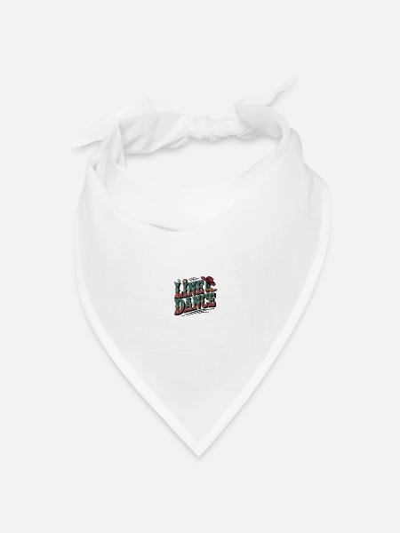 Line Dance mein Hobby - meine Passion - Bandana Dreieckstuch - Weiß