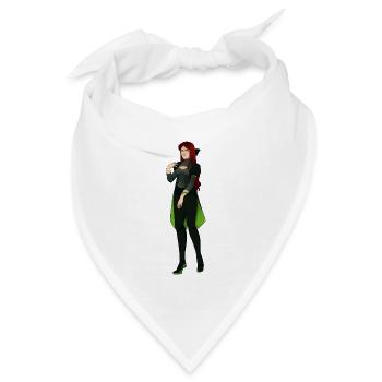 Zephia - Bandana Dreieckstuch - Weiß - Vorne