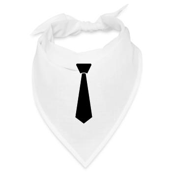 Binden - Bandana Dreieckstuch - Weiß - Vorne