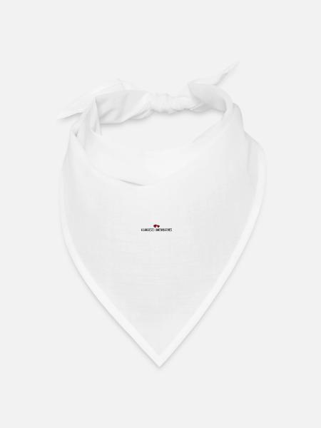 Junggesellinnenabschied Herz - Bandana Dreieckstuch - Weiß