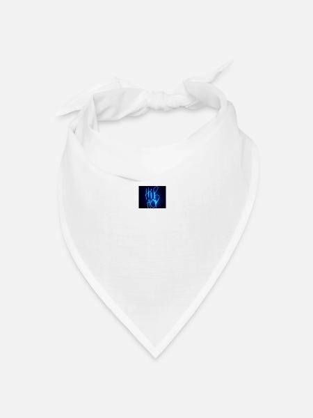 hip hop - Bandana Dreieckstuch - Weiß