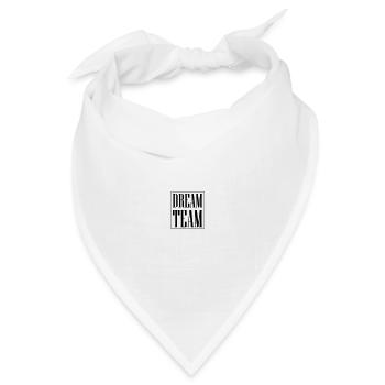 Dream Team - Bandana Dreieckstuch - Weiß - Vorne