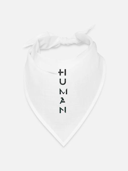 Human - Bandana Dreieckstuch - Weiß