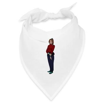 Macy - Bandana Dreieckstuch - Weiß - Vorne