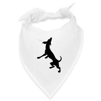 dog82 - Bandana Dreieckstuch - Weiß - Vorne
