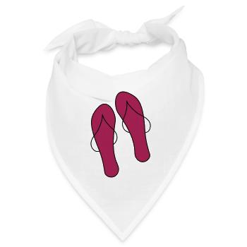 flipflops - Bandana Dreieckstuch - Weiß - Vorne