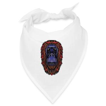 Butler von Jon Ball - Bandana Dreieckstuch - Weiß - Vorne