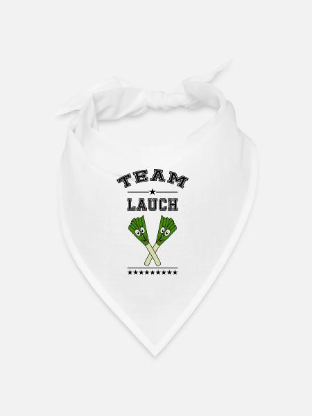 Team Lauch - Bandana Dreieckstuch - Weiß