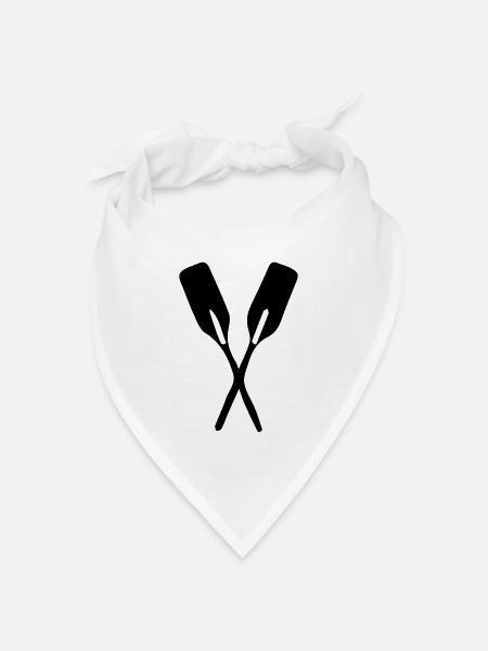Paddel - Bandana Dreieckstuch - Weiß