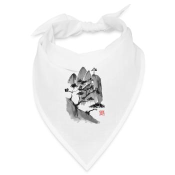 cliff - Bandana Dreieckstuch - Weiß - Vorne