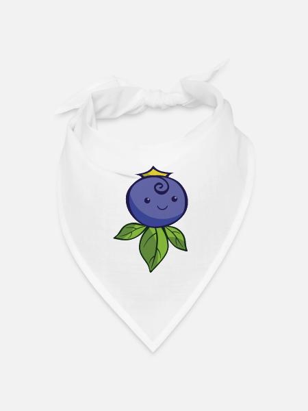 KingBerry - Bandana Dreieckstuch - Weiß