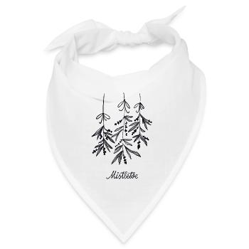 Mistel - Bandana Dreieckstuch - Weiß - Vorne