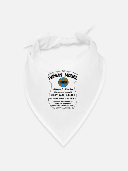 1980 - Bandana Dreieckstuch - Weiß