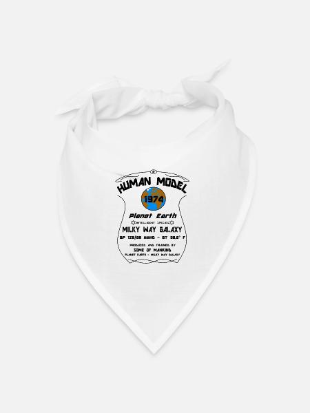 1974 - Bandana Dreieckstuch - Weiß