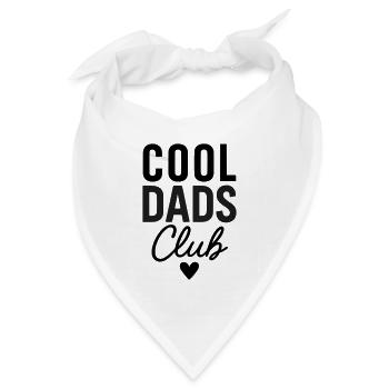 Cool Dads Club - Bandana Dreieckstuch - Weiß - Vorne