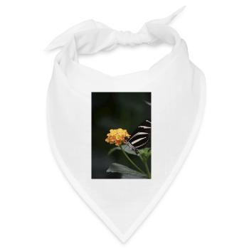 Butterfly - Bandana Dreieckstuch - Weiß - Vorne