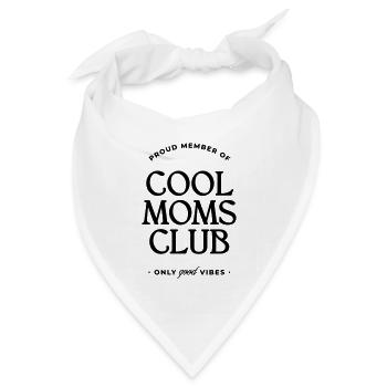 Cool Moms Club - Bandana Dreieckstuch - Weiß - Vorne