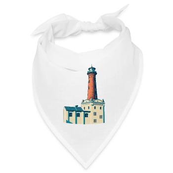 Heliosturm Retro - Bandana Dreieckstuch - Weiß - Vorne