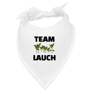 Team Lauch die ultimative Lauch Army - Bandana Dreieckstuch - Weiß - Vorne