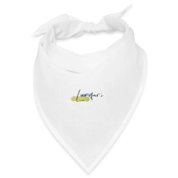 watercolour larifari - Bandana Dreieckstuch - Weiß - Vorne