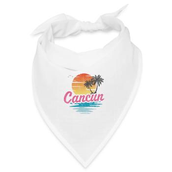 Cancun - Bandana Dreieckstuch - Weiß - Vorne