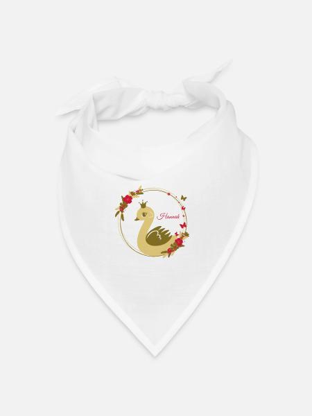 Hannah - Bandana Dreieckstuch - Weiß