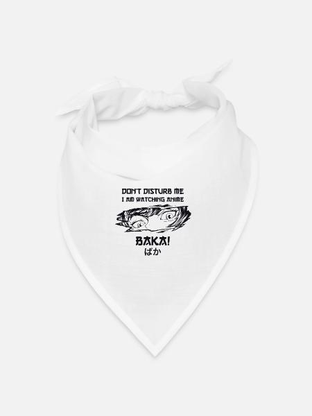 Funny Baka - Anime - Bandana Dreieckstuch - Weiß