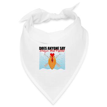 Drachenbootfahren-Thema für Drachenbootpaddeln - Bandana Dreieckstuch - Weiß - Vorne