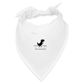 No Connection! - Bandana Dreieckstuch - Weiß - Vorne