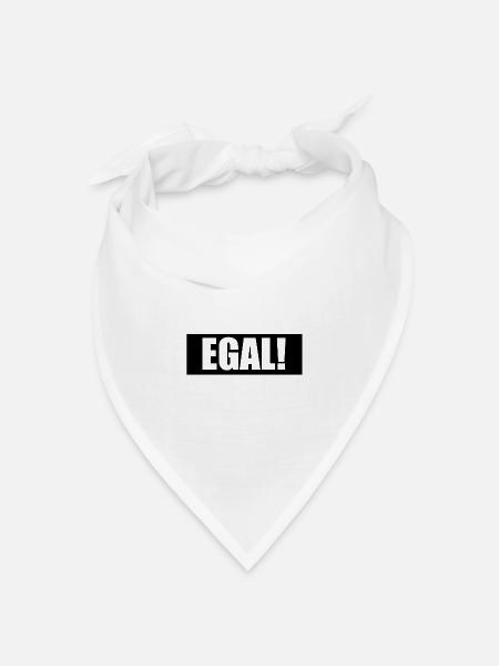 EGAL - Bandana Dreieckstuch - Weiß