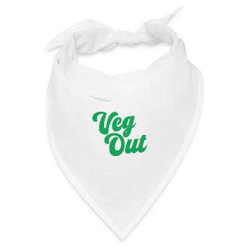 Dahinvegetieren - Bandana Dreieckstuch - Weiß - Vorne