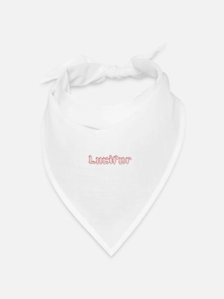 lucifer - Bandana Dreieckstuch - Weiß