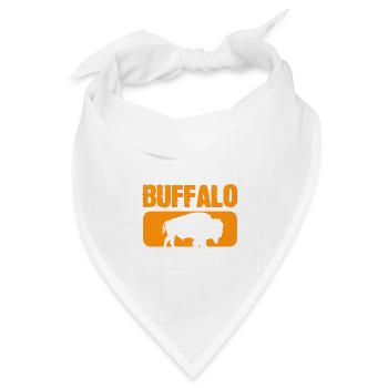 Von Buffalos abgelenkt Lenker Wrestler Geschenk - Bandana Dreieckstuch - Weiß - Vorne