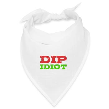 Kaufen Sie den Dip Witziger Mann Geschenk - Bandana Dreieckstuch - Weiß - Vorne