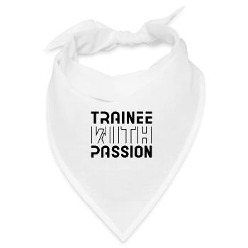 Auszubildender Lehre Lehrling Ausbildung Azubi - Bandana Dreieckstuch - Weiß - Vorne