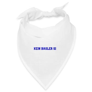 Hauptsach kei Basler si - Bandana Dreieckstuch - Weiß - Vorne