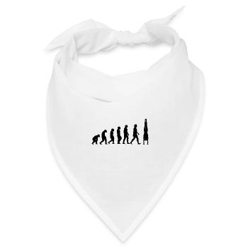 Handstand Evolution Gymnastics turnen Calisthenics - Bandana Dreieckstuch - Weiß - Vorne