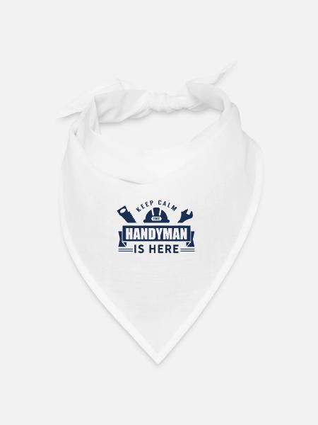 Heimwerker Tüftler Bastler Heimwerken Handwerker - Bandana Dreieckstuch - Weiß