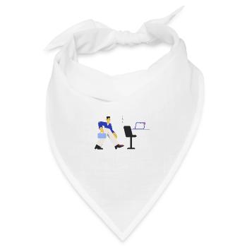 Pablo - Office - Bandana Dreieckstuch - Weiß - Vorne