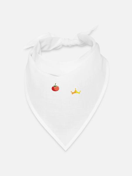 Tomatenkönig Pflanzenmänner Gift - Bandana Dreieckstuch - Weiß