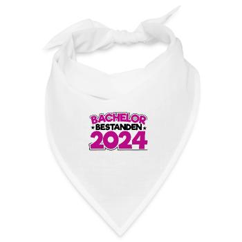 Bachelorabschluss 2024 Bachelor Graduation Sponsio - Bandana Dreieckstuch - Weiß - Vorne