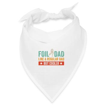Foil Dad Wing Foil Wingsurfing Foil Wing - Bandana Dreieckstuch - Weiß - Vorne