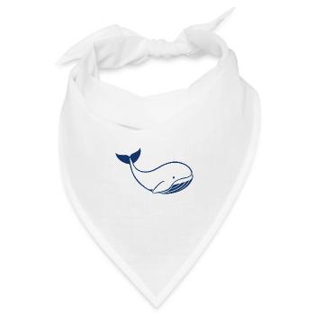 Baby-Wal - Bandana Dreieckstuch - Weiß - Vorne