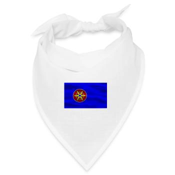 Wer Flagge - Bandana Dreieckstuch - Weiß - Vorne
