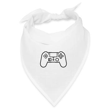 Videospiel-Controller - Bandana Dreieckstuch - Weiß - Vorne
