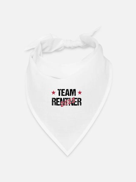 Rentner 2025 - Bandana Dreieckstuch - Weiß