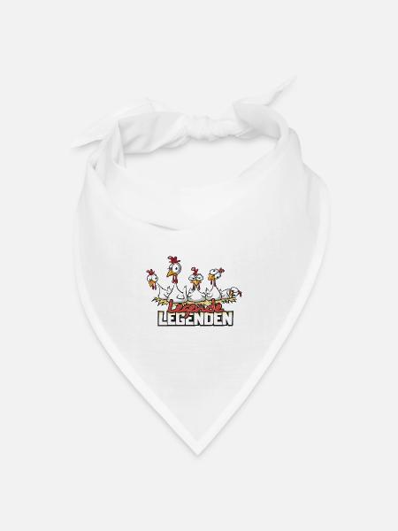Legende Legenden - Bandana Dreieckstuch - Weiß